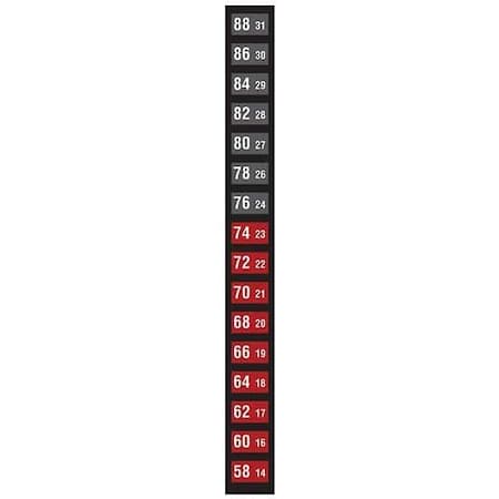 Digi-Sense Reversible 16-Pt Vertical Temp Lab, PK 10 09035-54
